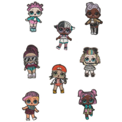 Applicazione termoadesiva tessuto Lol Surprise articolo HK43483 pezzi 8