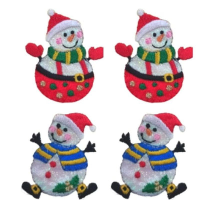 Applicazione termoadesiva tessuto natalizie articolo AP10461 pezzi 4