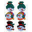 Iron-on Christmas fabric applique item AP10466 6 pieces