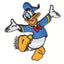 Iron-on application of Donald Duck fabric, item 9438