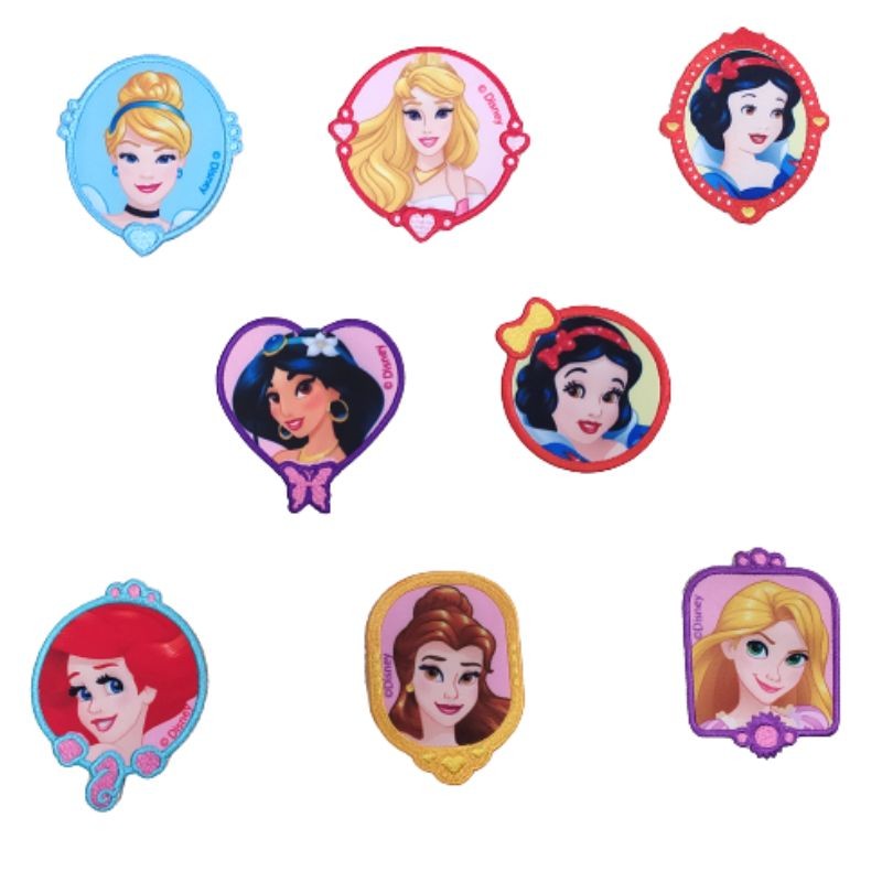 Iron-on application for Disney Princess fabric item EMPRI00 8 pieces