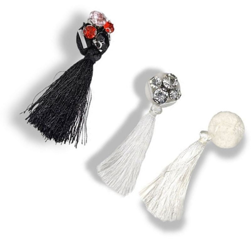 Stone and tassel applications item MC007