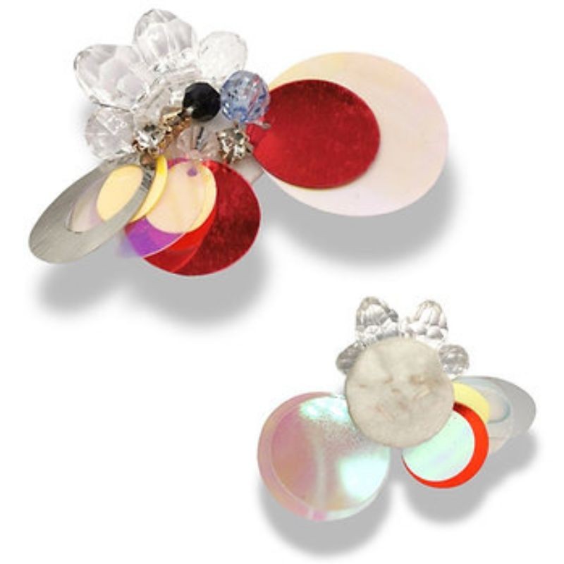 Rhinestone and coral applications item BR067