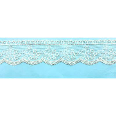 Pizzo tulle 100% poliestere h 3 cm  articolo 30490 metri 10