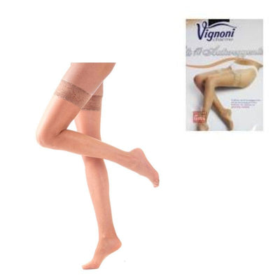 Autoreggente setificato 10 den balza in pizzo articolo seti 10 paia 5