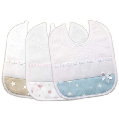 Bavette con inserto in tela aida articolo BV00978 pezzi 2