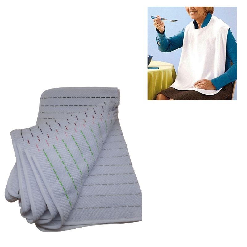 Bavettoni in spugna per anziani pezzi 6