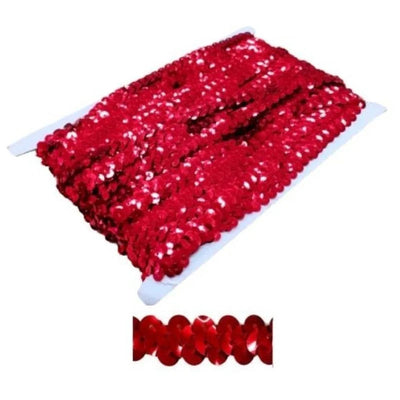 Bordo elastico in paillettes h cm 1,5 articolo 8/355 metri 9