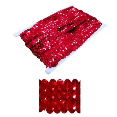 Bordo elastico in paillettes h cm 5 articolo 8/358 metri 9