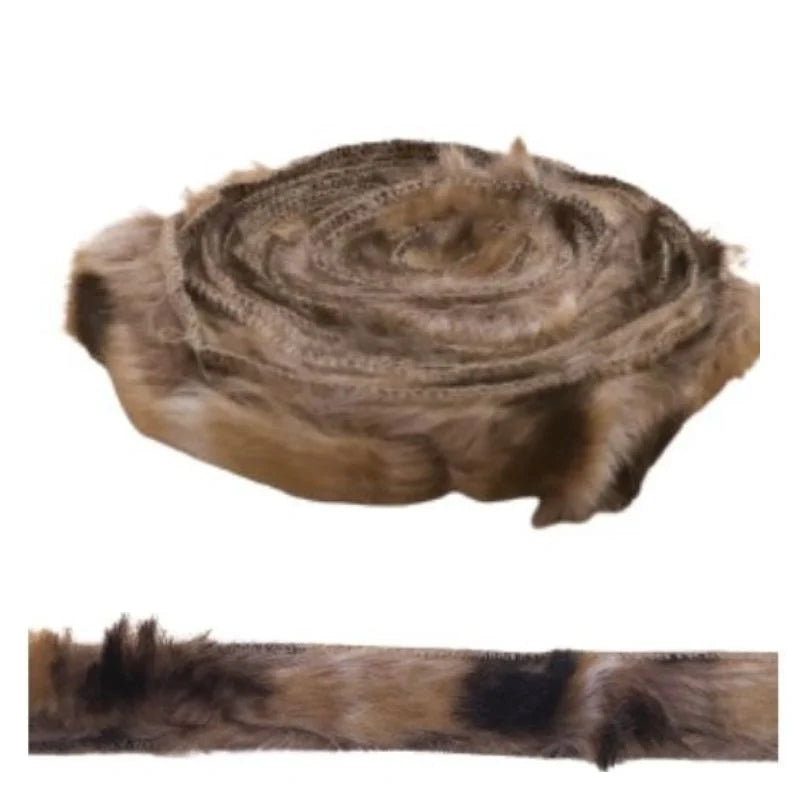 Bordo pelliccia ecologica h cm 2,5  Cincilla