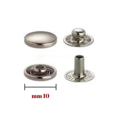 Bottone a pressione ø mm 8 strappo dolce anorak Prym pezzi 10