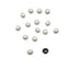Bottone perla ø mm 9 lineato 14 pezzi 20