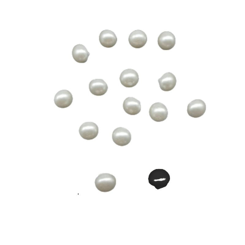 Bottone perla ø mm 9 lineato 14 pezzi 20