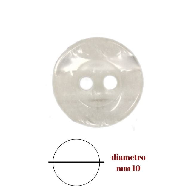 Bottoni biancheria makassara lineato 16 pezzi 144