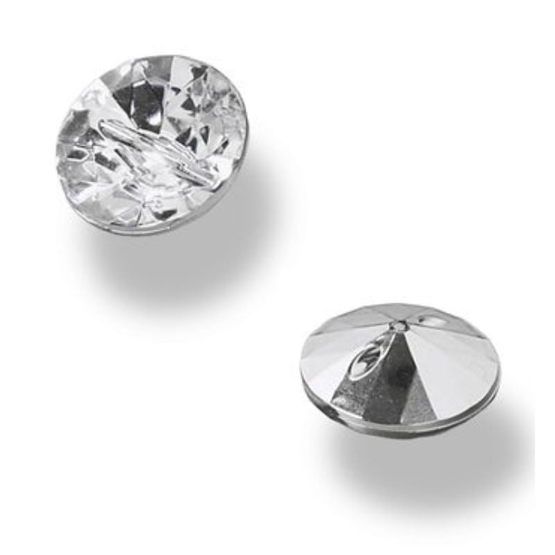 Bottoni gioiello Crystal Ø mm 18 articolo FM8982 pezzi 10