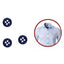 Bottoni per camicia 4 fori lineato 16 ø mm 10 pezzi 50