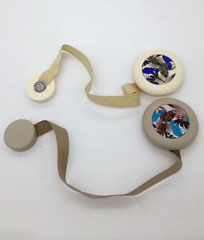 Calamite per tende con strass articolo Foglie tris 45584 pezzi 2