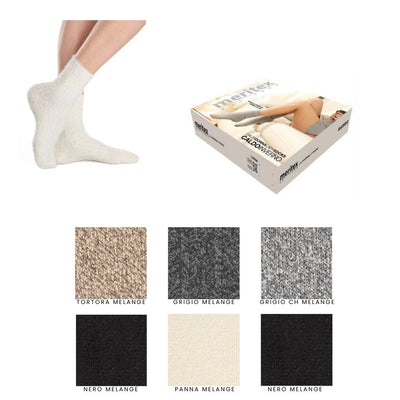 Calza termica corta donna lavorata articolo 427 paia 12