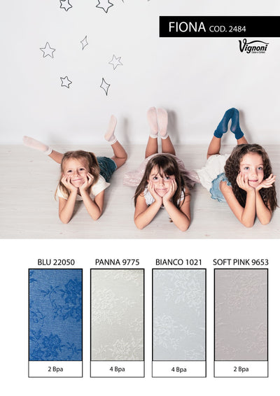 Calzino bimba moda in filanca articolo Fiona paia 24