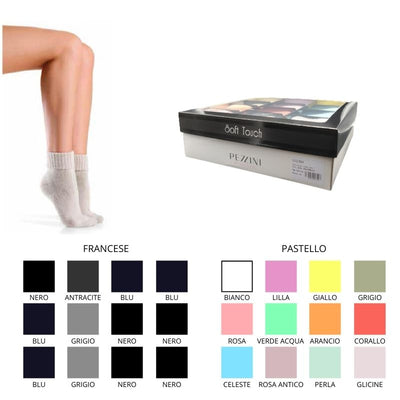 Calzino soft donna articolo Dcz-604 Pezzini paia 12