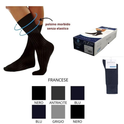 Calzino uomo sanitario filo scozia articolo Ucz-750 Relax paia 6