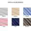 Plain-coloured piquet fabric with fine stripes, 150 cm high