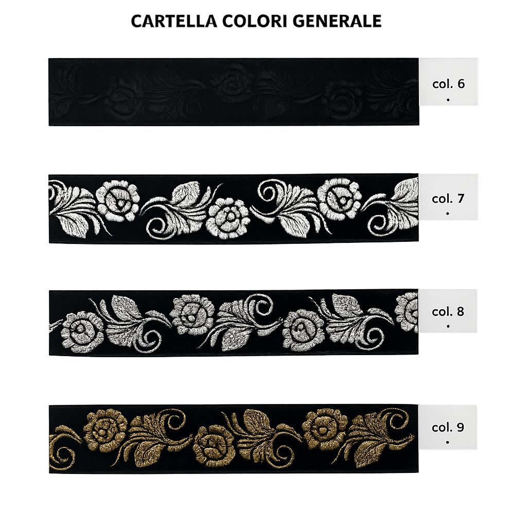 Jacquard ribbon Floral pattern H 30 mm item 710 meters 10