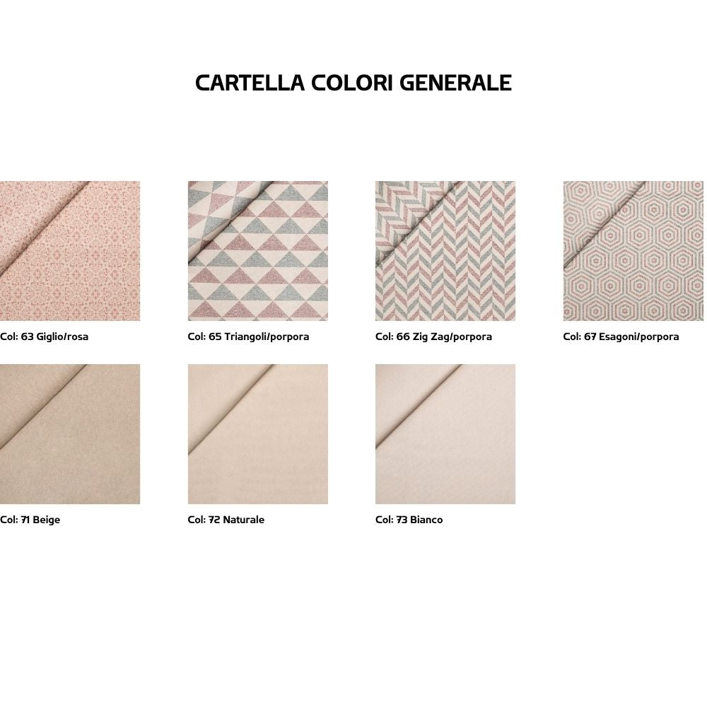 Panama fabric h cm 280 Sondrio article plain