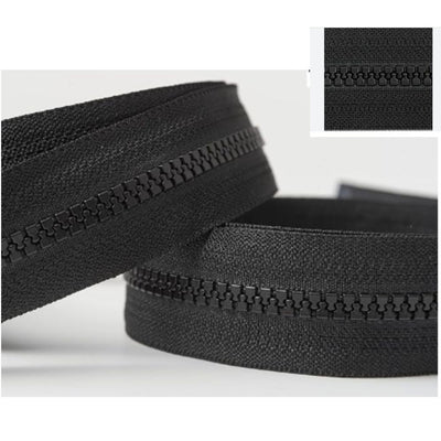 Cerniera lampo catena continua plastica carro 6 mm metraggio