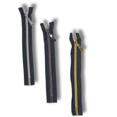 Cerniera lampo spirale laminata 20 cm catena 6 mm