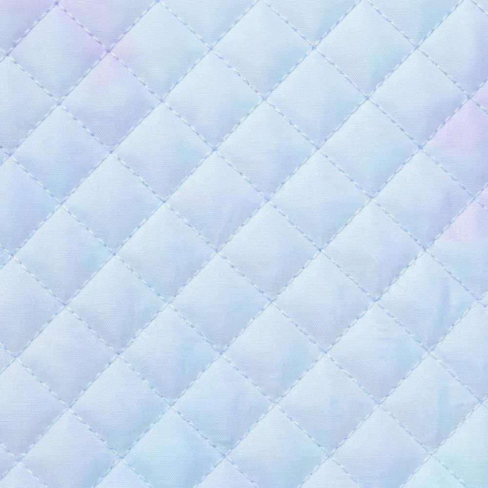 Cotton pique quilt in striped h 150 cm, single side lined