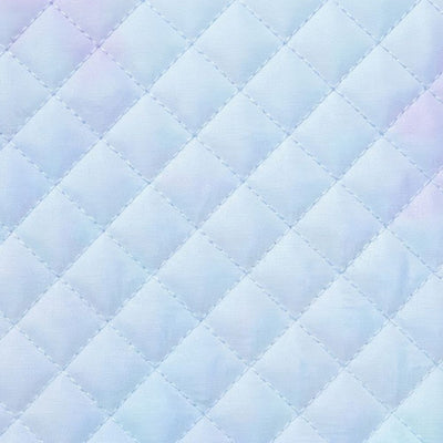 Cotton pique quilt in striped h 150 cm, single side lined