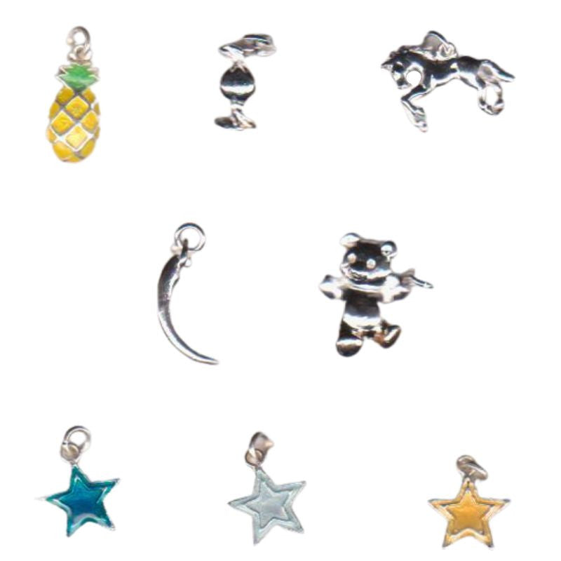 Ciondolini in metallo pezzi 12