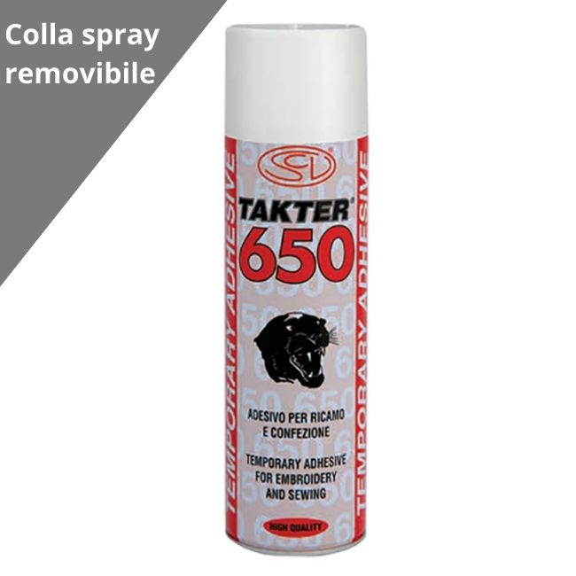 Removable temporary spray glue 500 ml item Takter 650