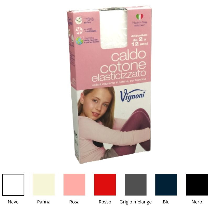 Collant bimba o bimbo caldo cotone Vignoni