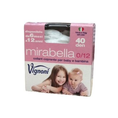 Collant neonato in filanca 40 den articolo Mirabella paia 12