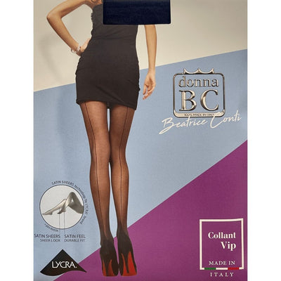 Collant velato con riga Donna Bc art Line paia 6