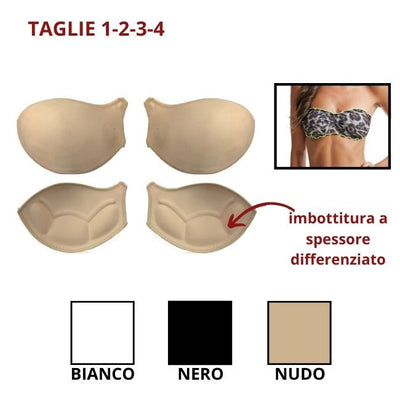 Coppa fascia anatomica imbottita spessore differenziato articolo C003