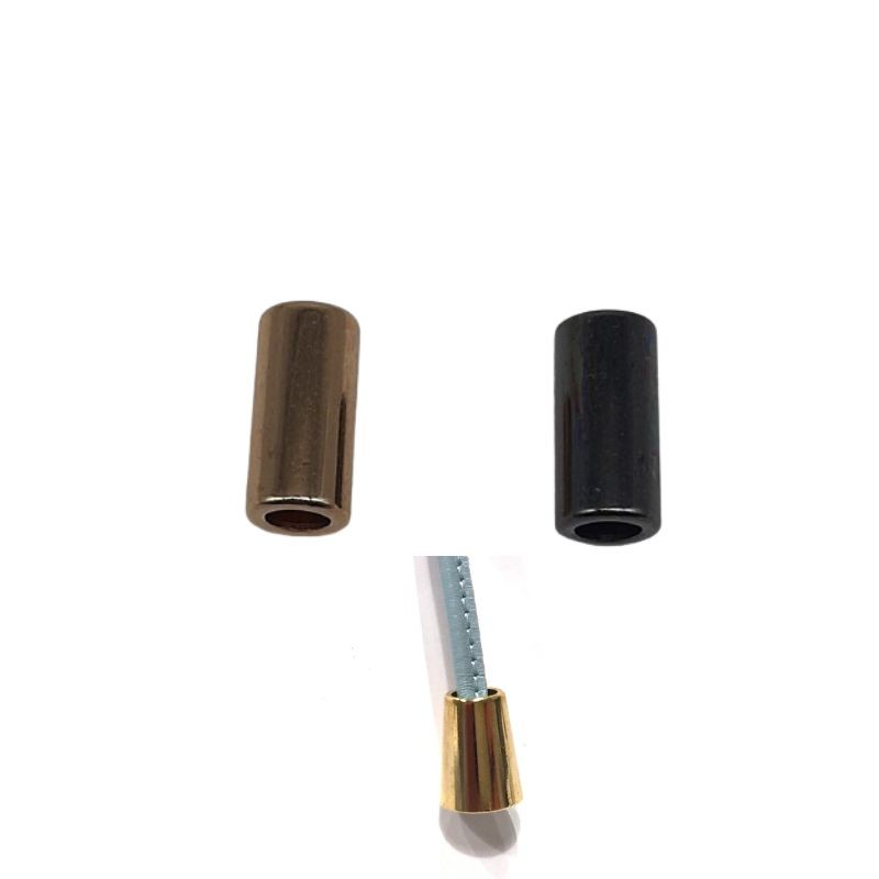 Cylindrical metal knot cover