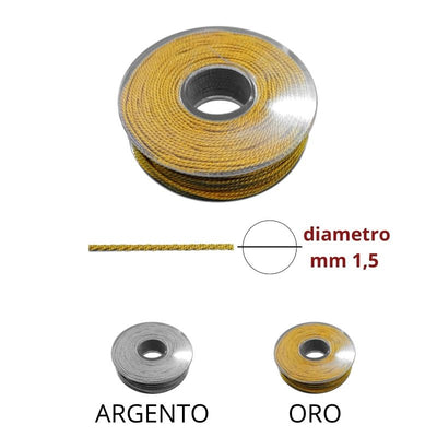 Cordoncino laminato ø mm 1,5 articolo 4002 metri 50