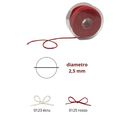 Cordoncino Ø 2,5 mm articolo Panama metri 50