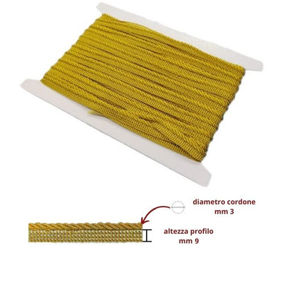 Cordone con profilo ø mm 3 articolo 2560/03 metri 20