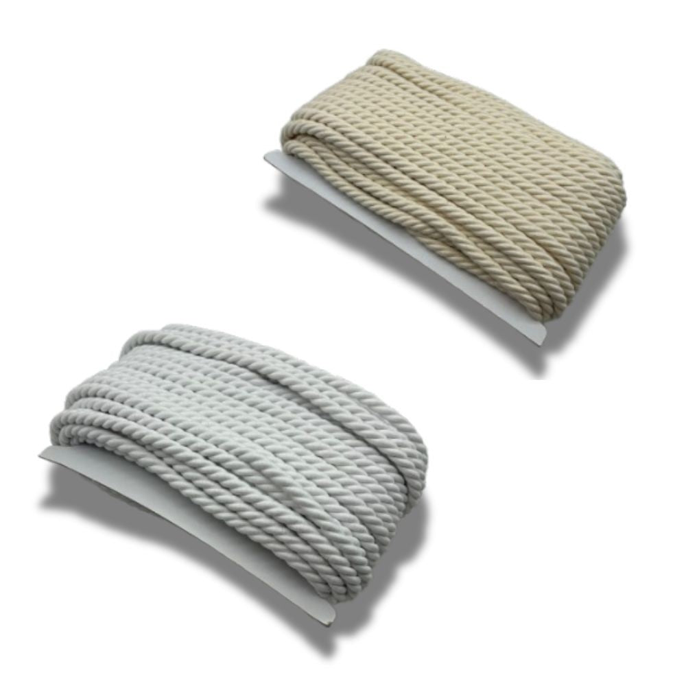 3-ply twisted cotton cord ø 9.5 mm item 4042 25 metres