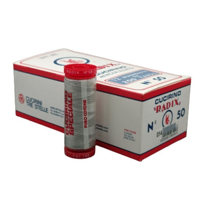 Cucirino spola cotone 100% 200 yrd articolo Radix 120