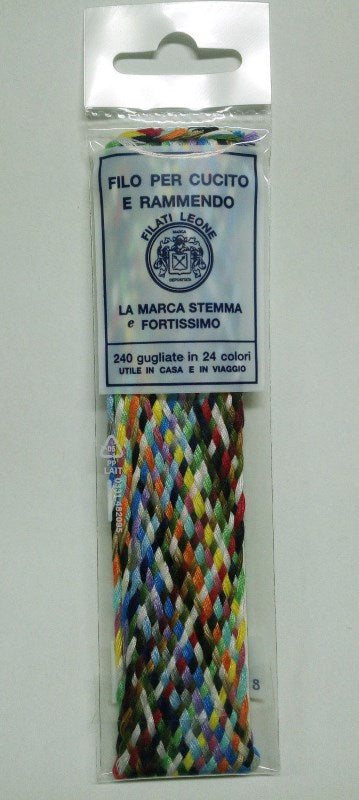 Cucirino trecce di cotone multicolor per rammendo articolo 45 pezzi 12