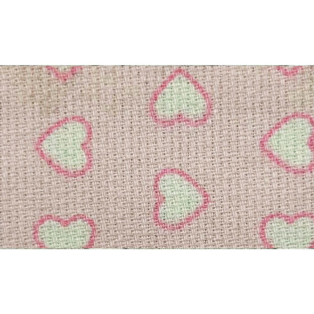 Printed striped piquet fabric, 150 cm high