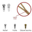 4mm spiral chain zip slider