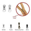 5mm spiral chain zip slider