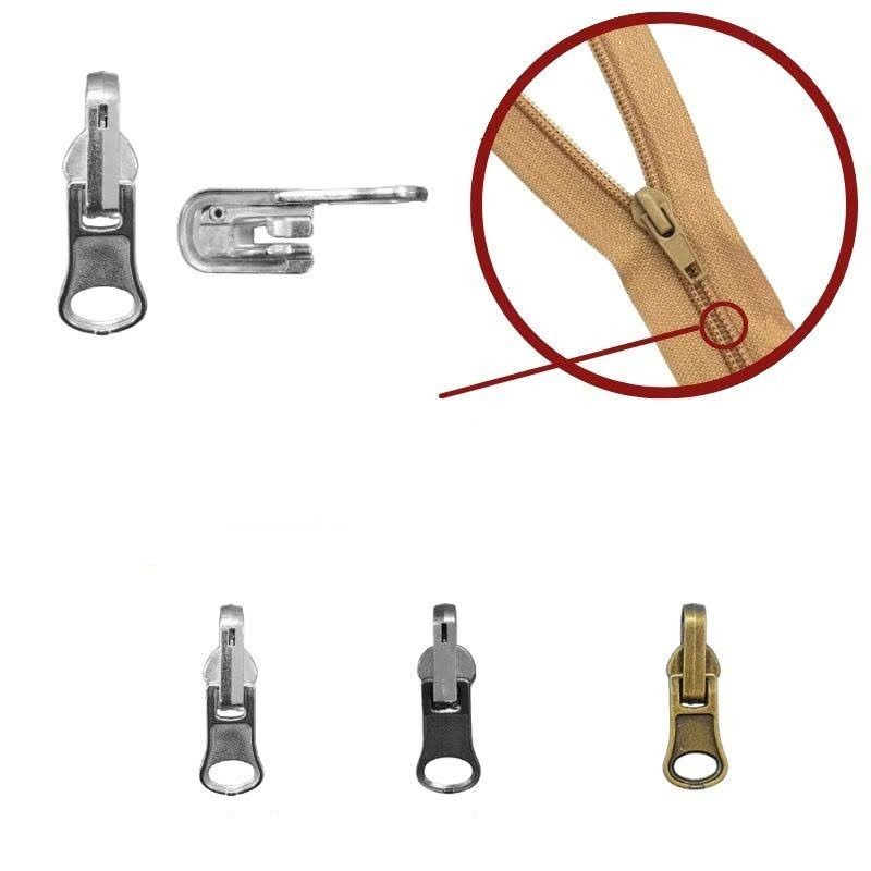 Reversible chain zip slider (double face) 6 mm spiral