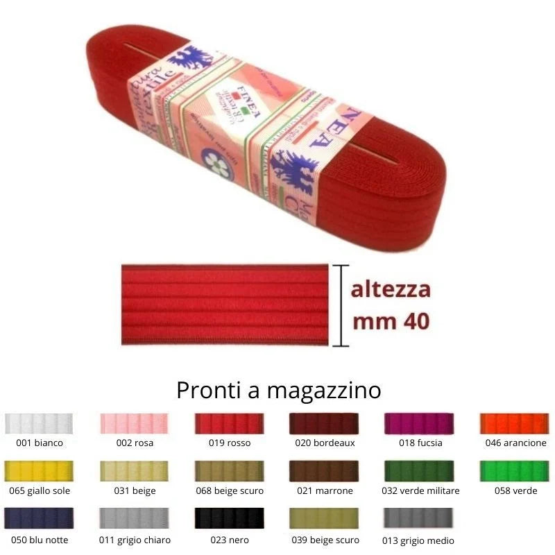 Elastic band h 40 mm article 338/40 10 meters